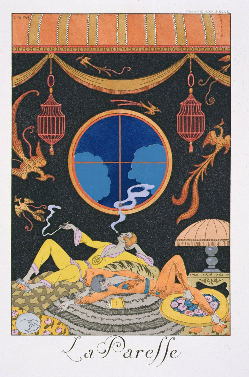 Laiskuus tekijältä Georges Barbier