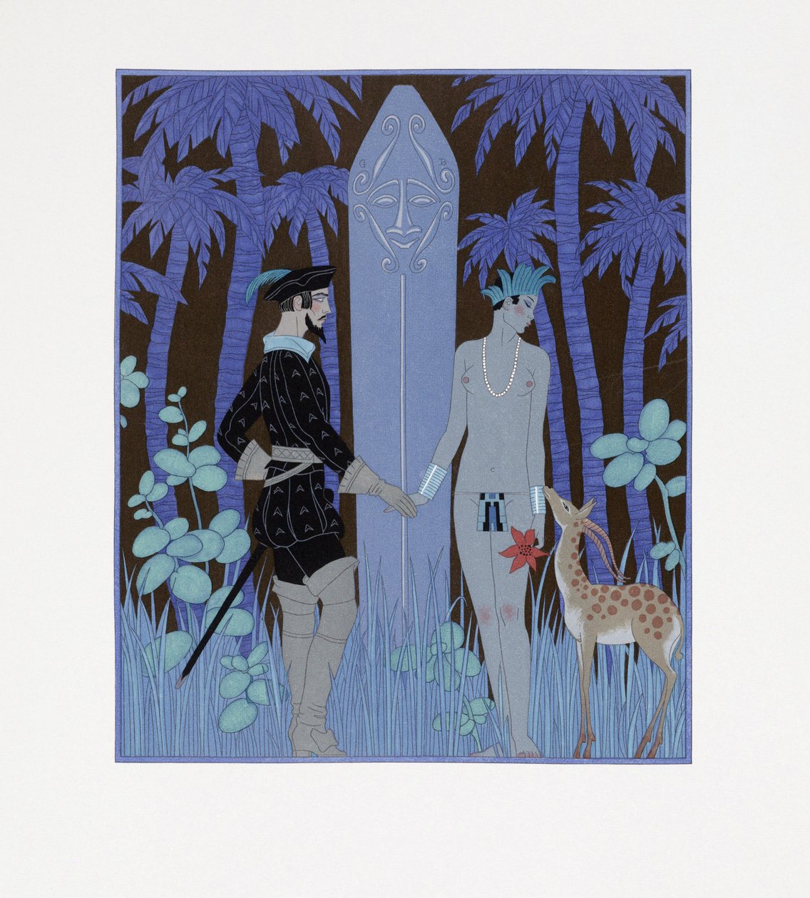 Pocahontas, Princesse (Pocahontas, Prinsessa) tekijältä Georges Barbier