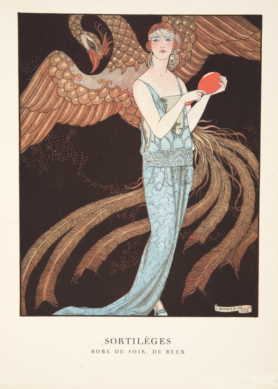 Lajittelut muotilevyjen kokoelmasta tekijältä Georges Barbier