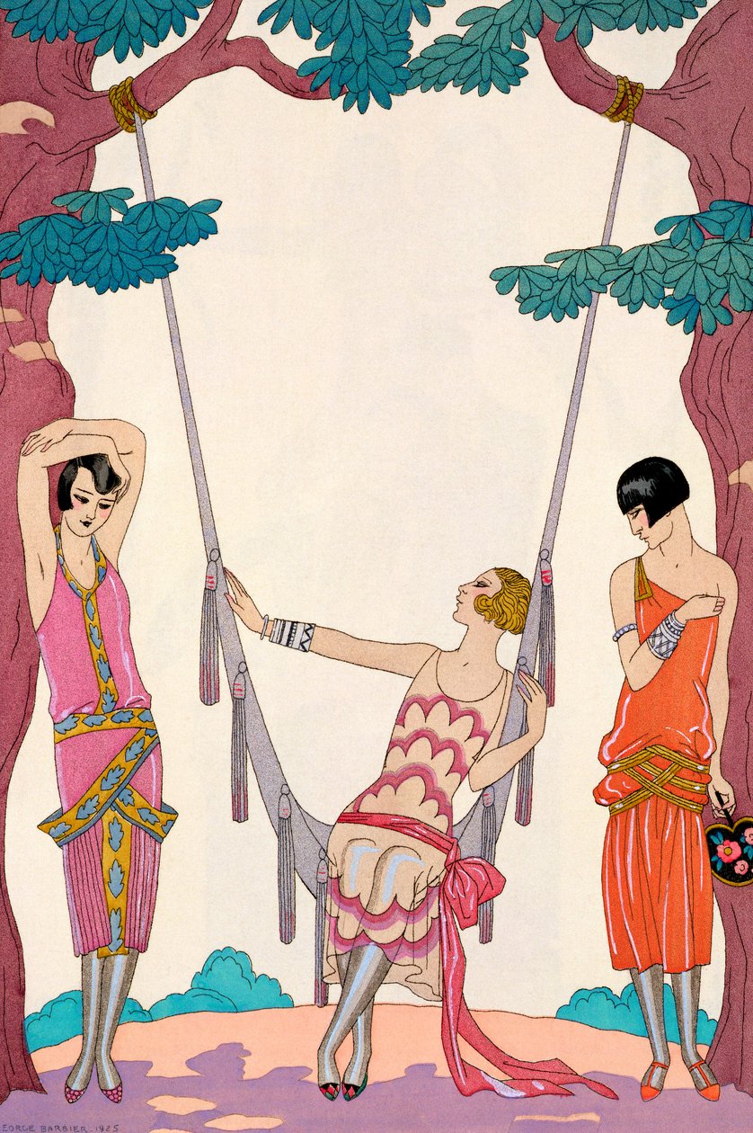 "Kesä", 1925 tekijältä Georges Barbier