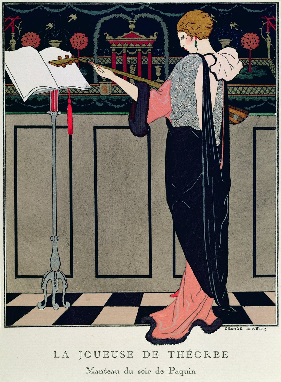 Art Gout Beauten kesäiset iltavaatteet tekijältä Georges Barbier