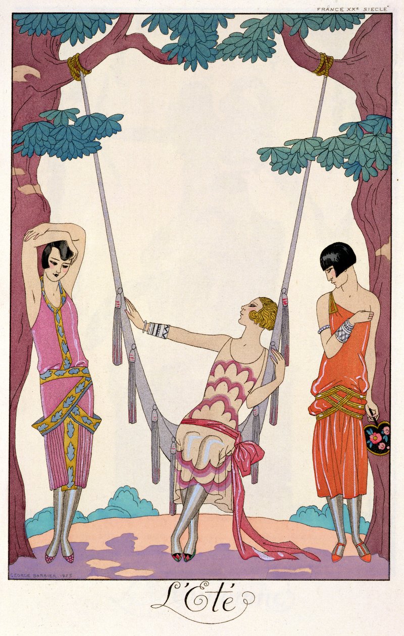 Kesä, Gazette du Bon Tonista tekijältä Georges Barbier
