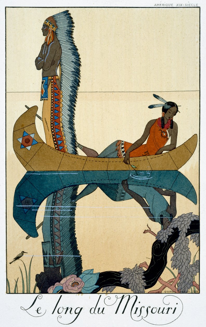 "The Length of the Missouri", 1922 tekijältä Georges Barbier