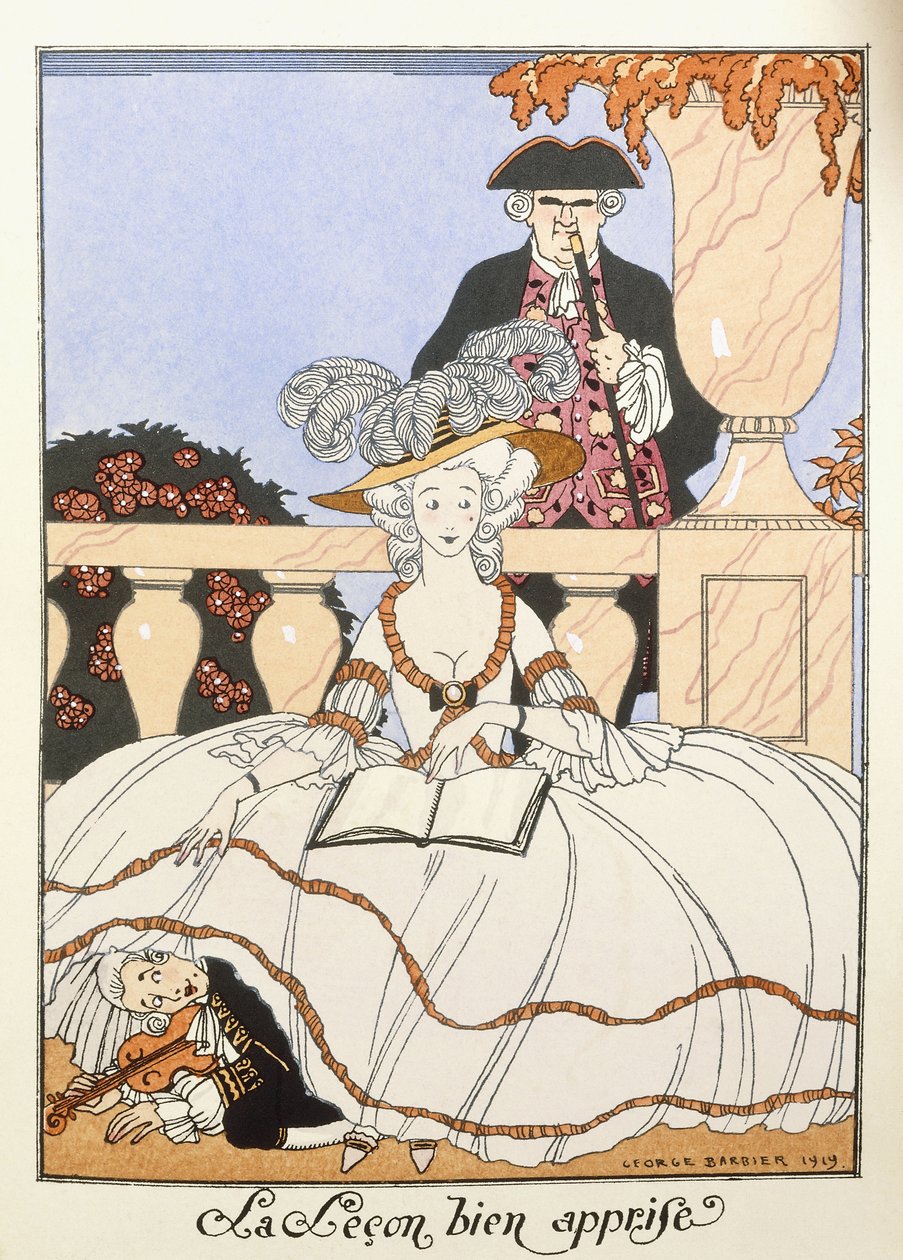 La lliçó de finès ben après tekijältä Georges Barbier