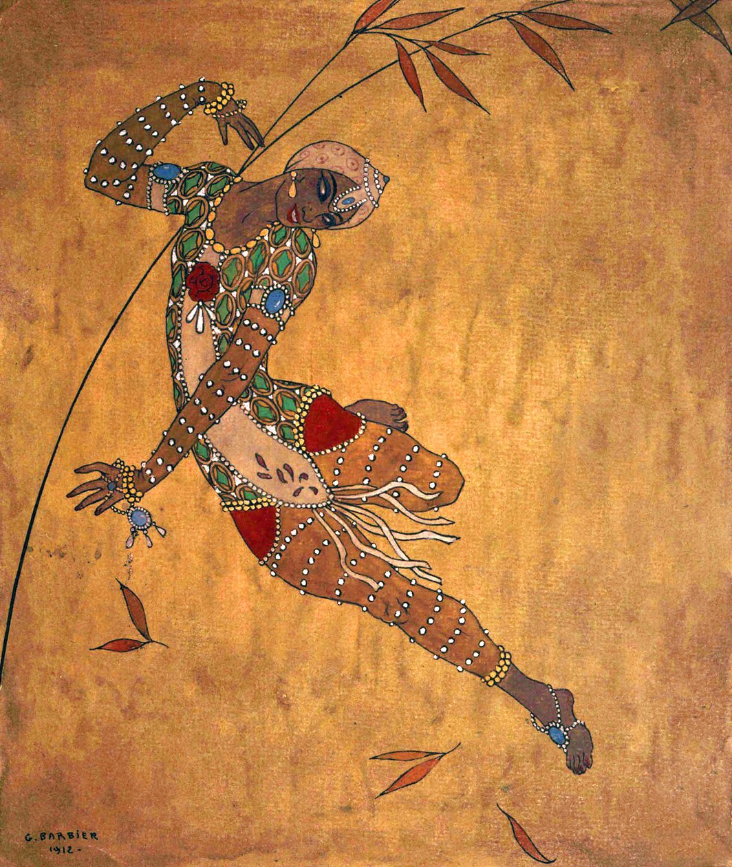Vaslav Nijinsky (1889-1950) tekijältä Georges Barbier
