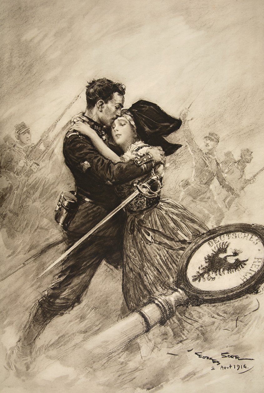 Rakkaudesta ja isänmaasta, 1914 tekijältä Georges Bertin Scott