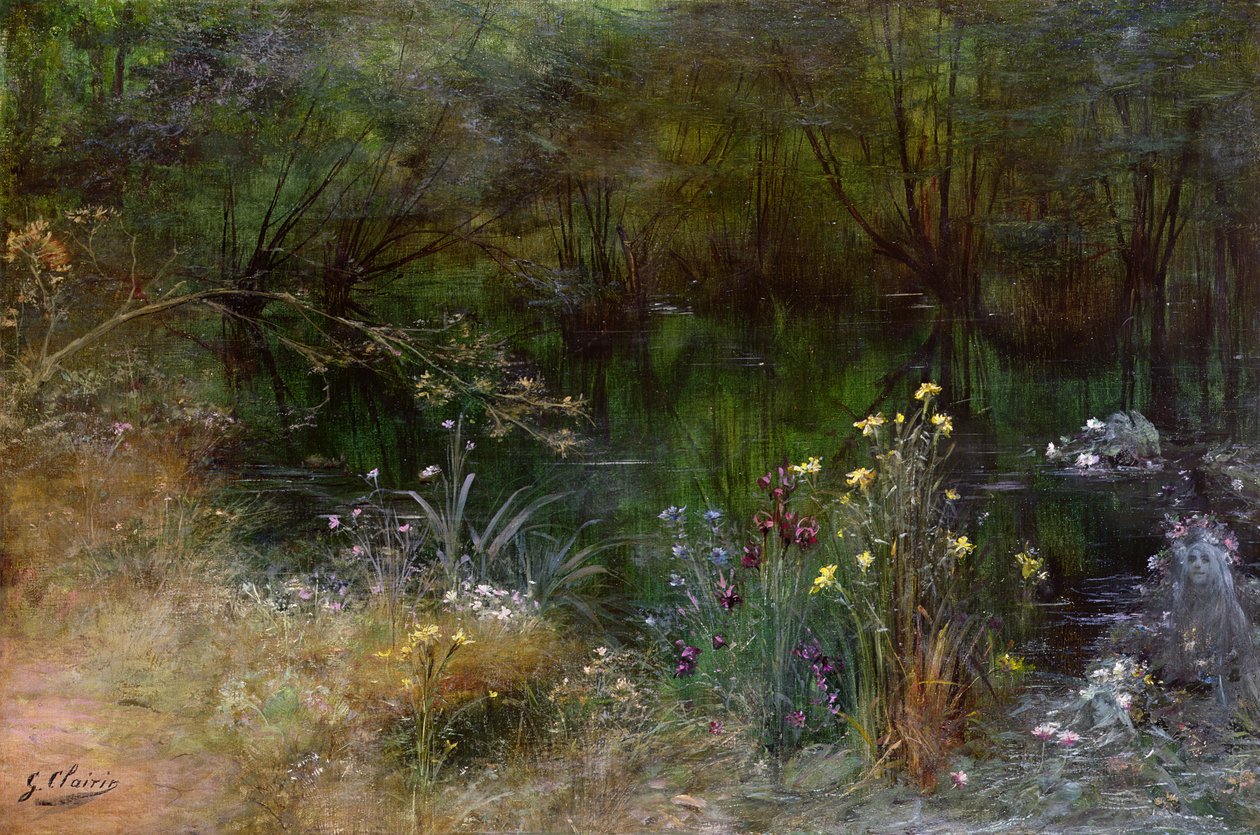 Naiadien järvi tekijältä Georges Clairin