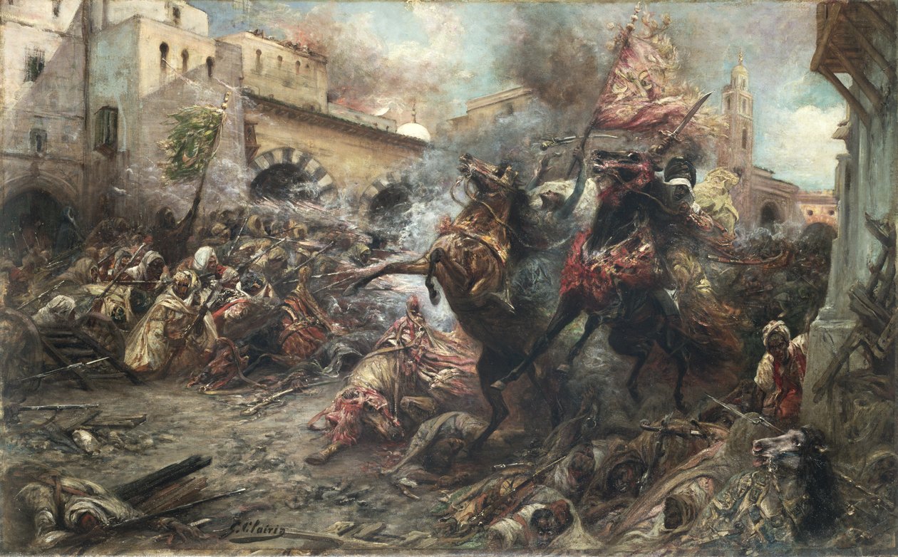 Arabit taistelussa tekijältä Georges Clairin