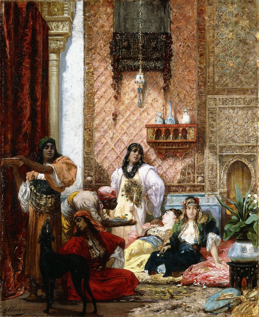 Sulttaanin suosikit, 1875 tekijältä Georges Clairin