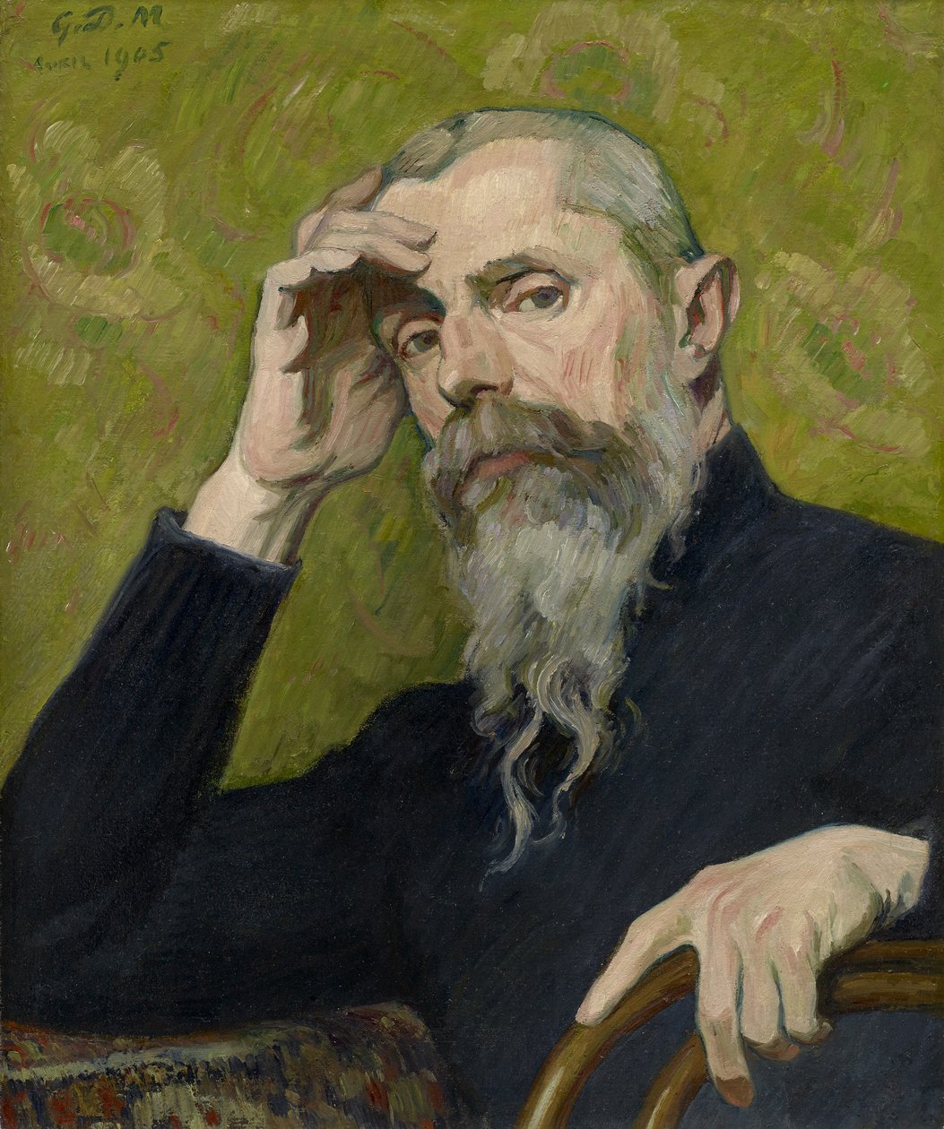 Omakuva, 1905 (öljy paperille, laskettu kankaalle) tekijältä George Daniel de Monfreid