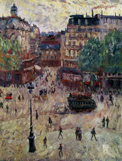 Aukio Pariisissa, 1907 tekijältä Georges Dufrenoy