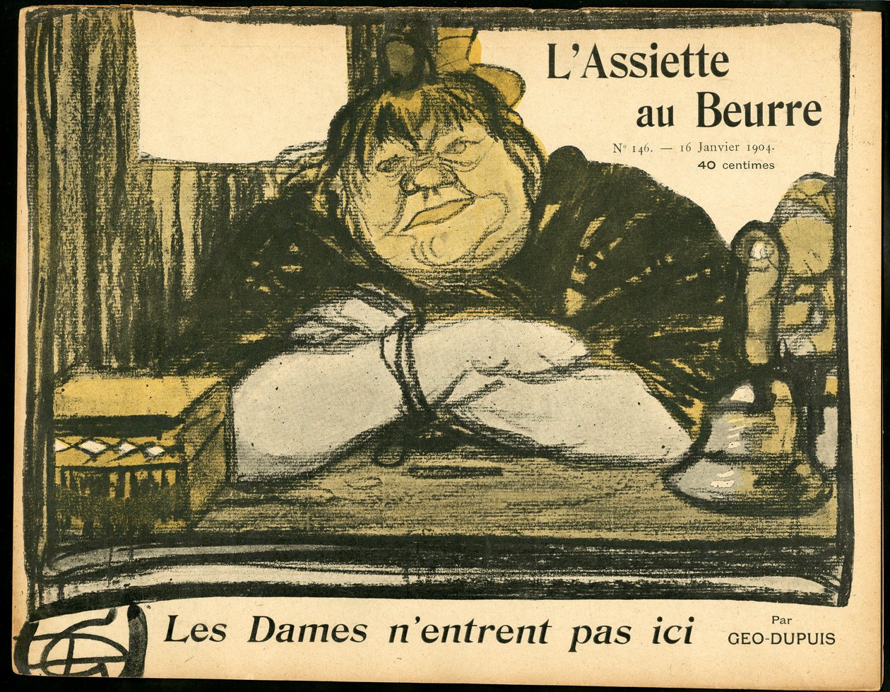 Kansi "" "L’Assiette au Beurre"", numero 146, värillinen satiirinen tekijältä Georges Dupuis