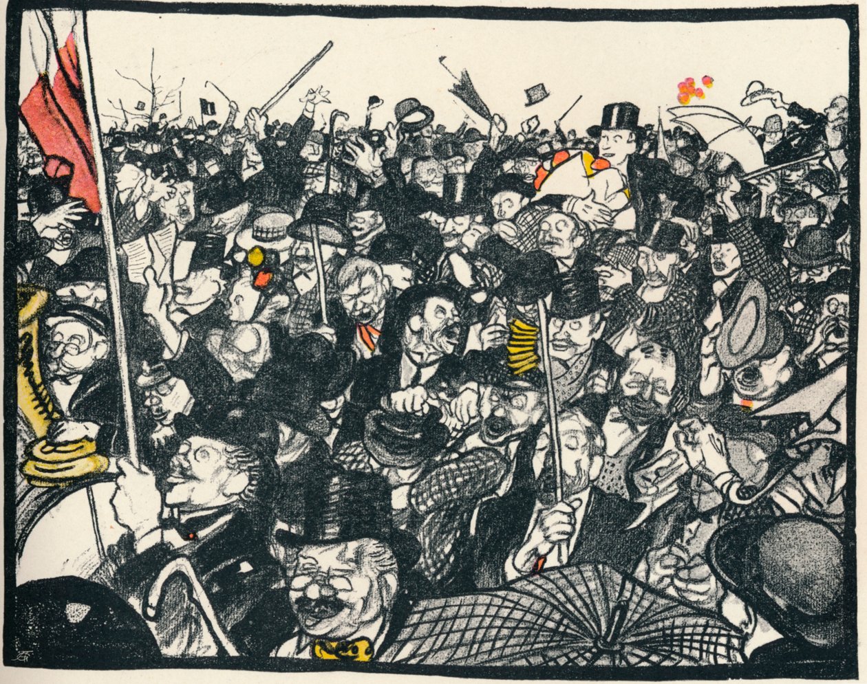 Voittaja vaaleissa, vuodelta 1911 tekijältä Georges Dupuis