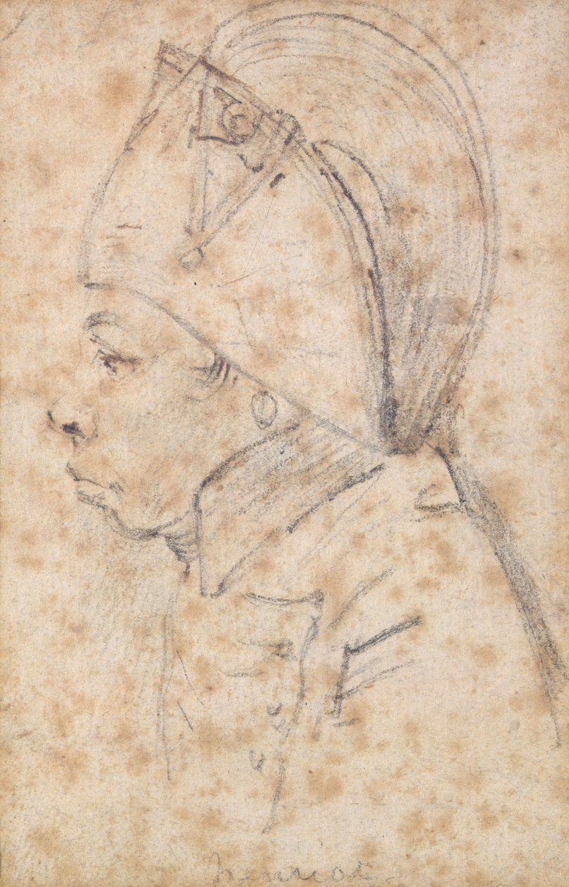 Francois Hanriot (1761-94) (kynä paperilla) tekijältä Georges Francois Gabriel