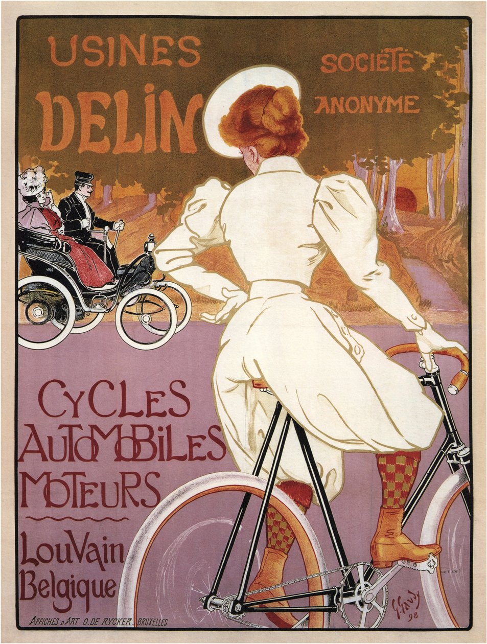 Delin Auto Cycles Engines, 1898 tekijältä Georges Gaudy