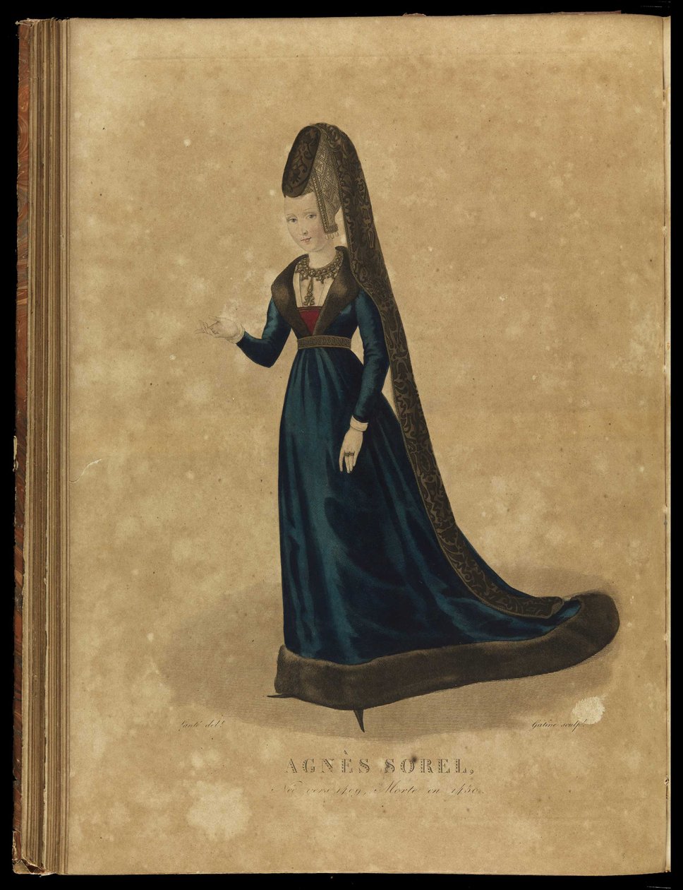 Agnès Sorel, 1700-luvun loppu. tekijältä Georges Jacques Gatine