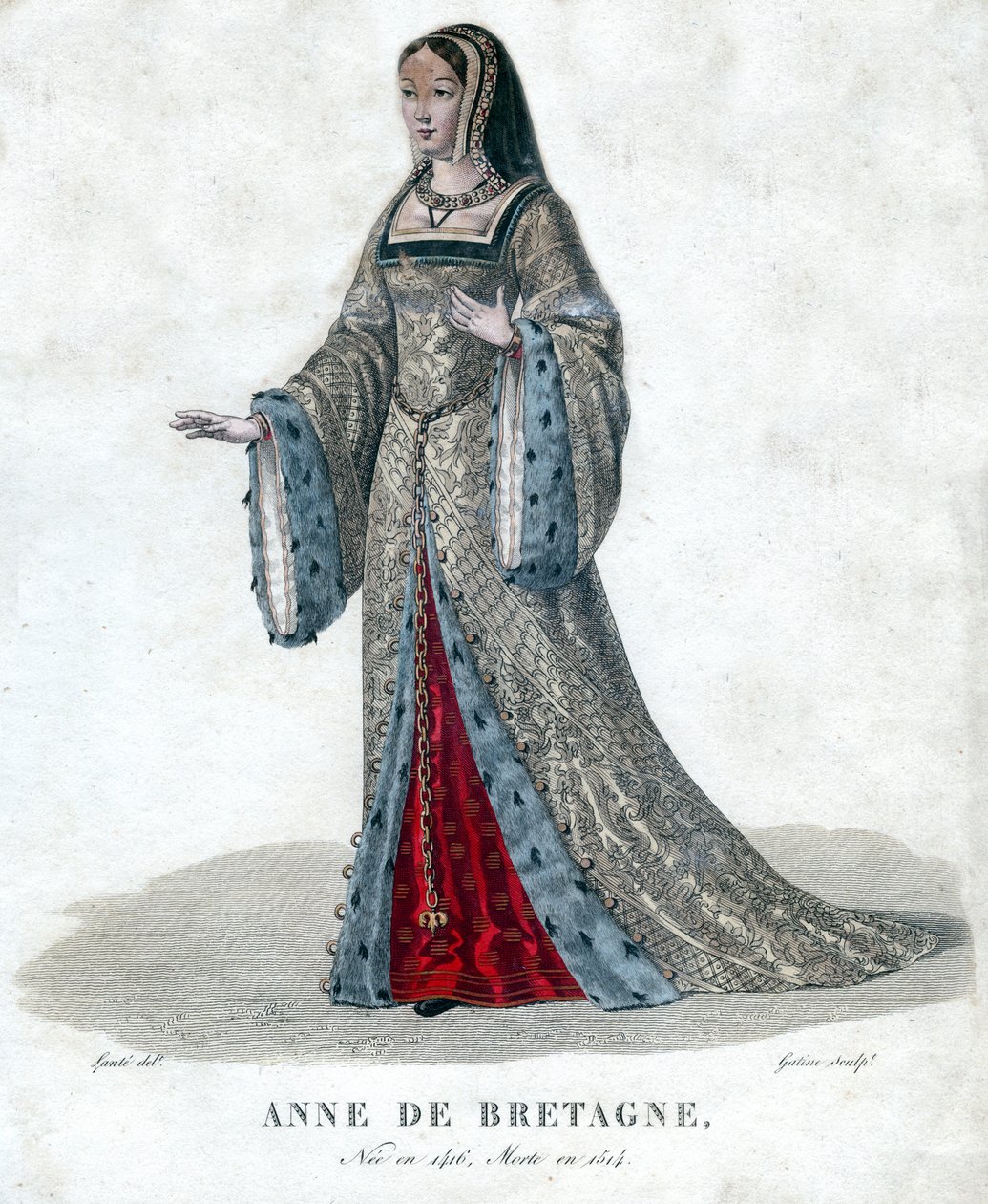 Anne de Bretagne, 1800-luvun alku. tekijältä Georges Jacques Gatine