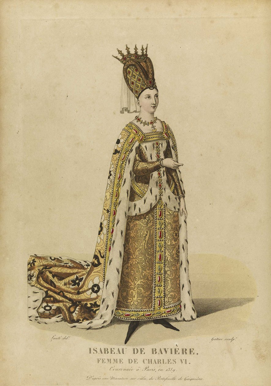 Isabeau de Baviere, Ranskan kuningatar (Isabelle de Baviere, ou de Wittelsbach Ingolstadt tekijältä Georges Jacques Gatine