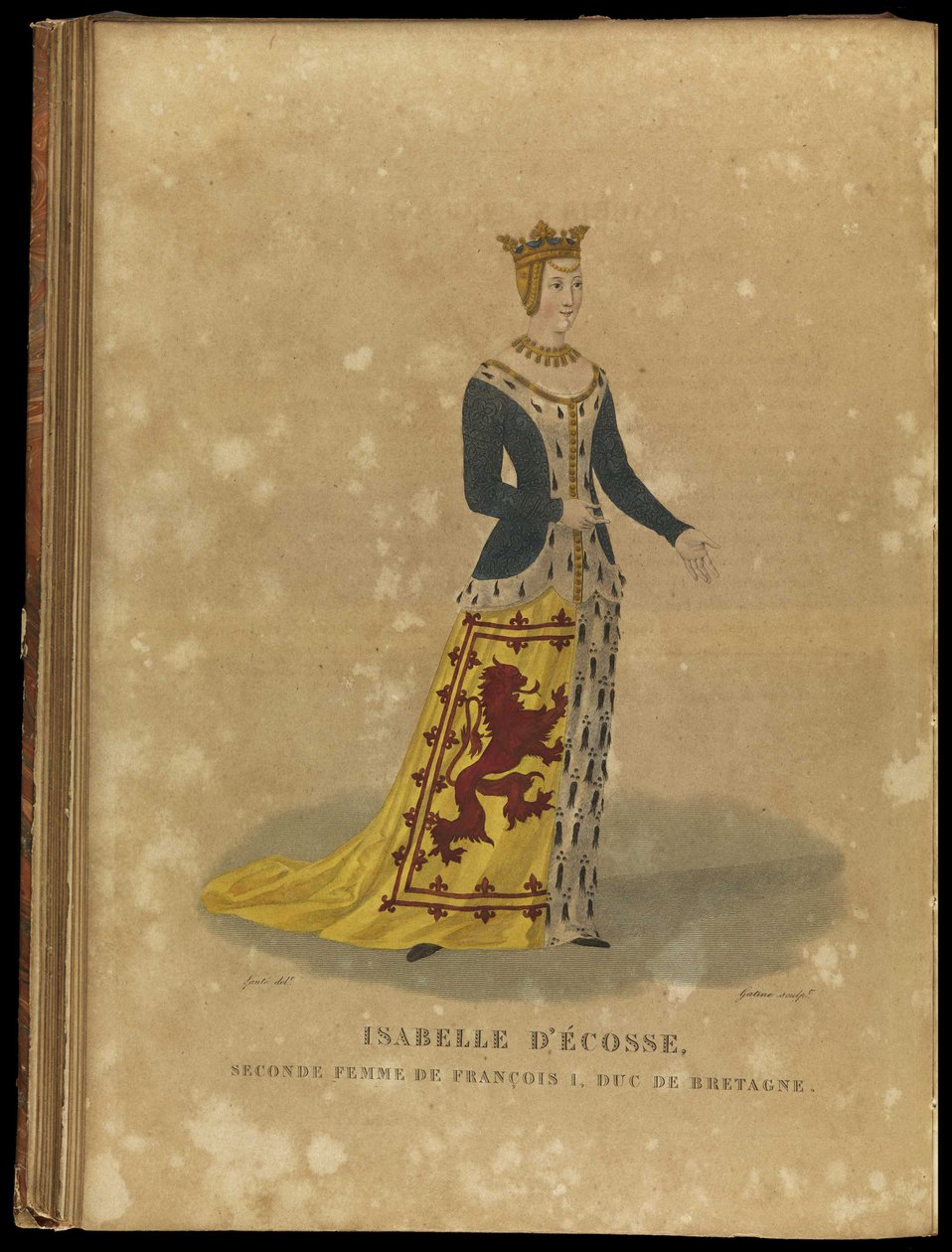 Isabella Skotlannista, Bretagnen herttuatar, 1700-luvun loppu. tekijältä Georges Jacques Gatine