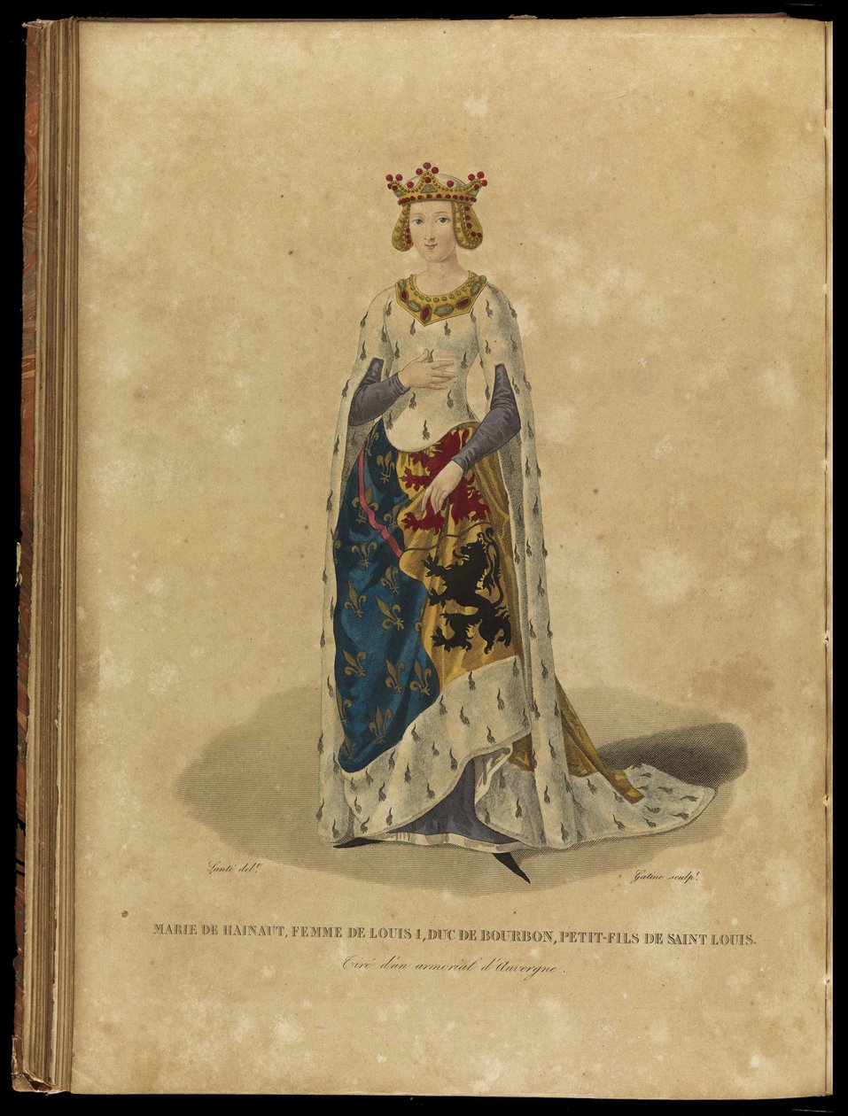 Avesnesin Maria 1280-1354, 1700-luvun loppu. tekijältä Georges Jacques Gatine