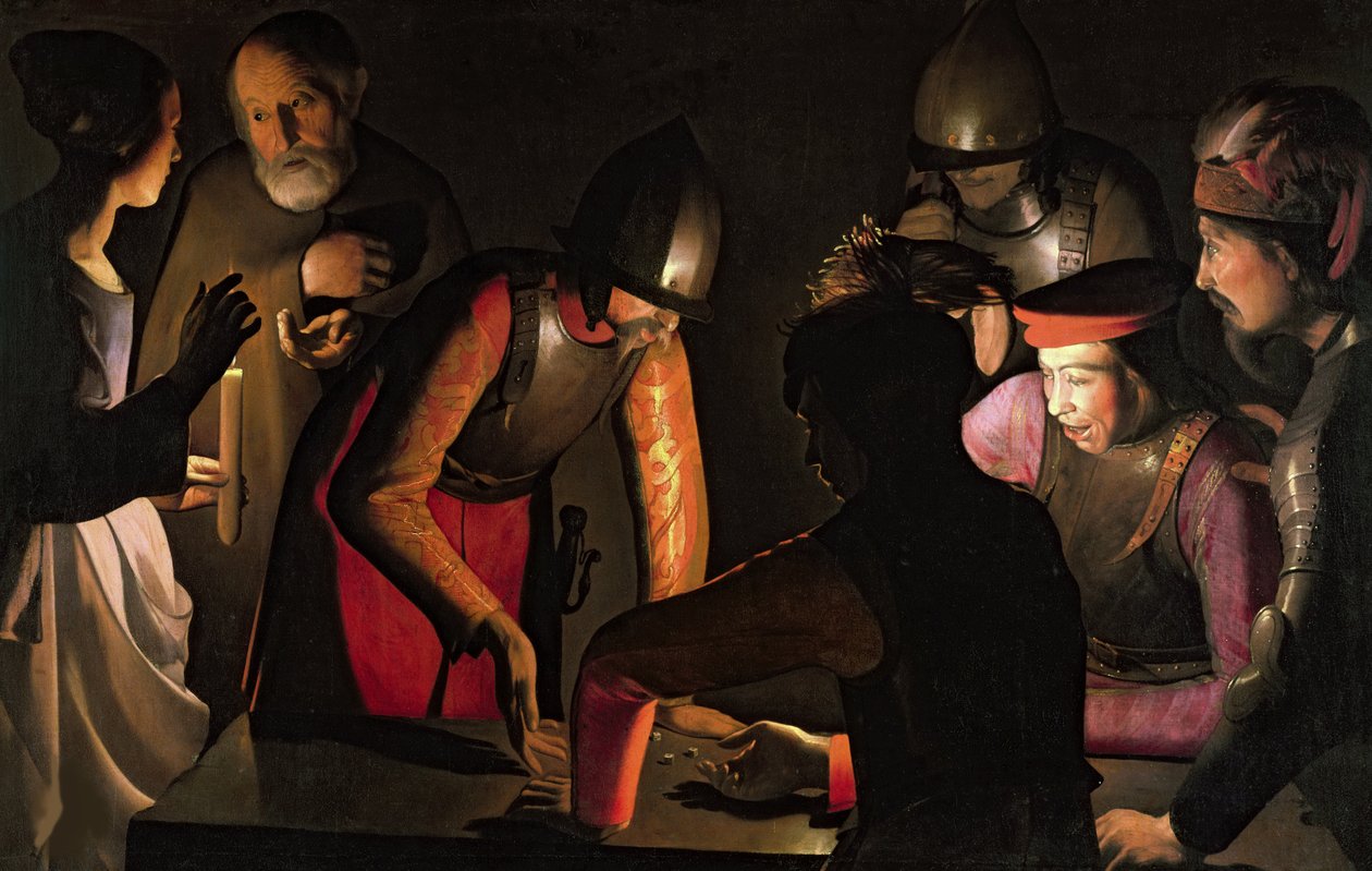 Pyhän Pietarin kieltäminen, 1650. tekijältä Georges La Tour de