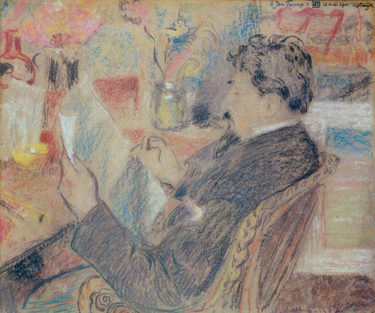 Miehen muotokuva, 1901 tekijältä Georges Lemmen