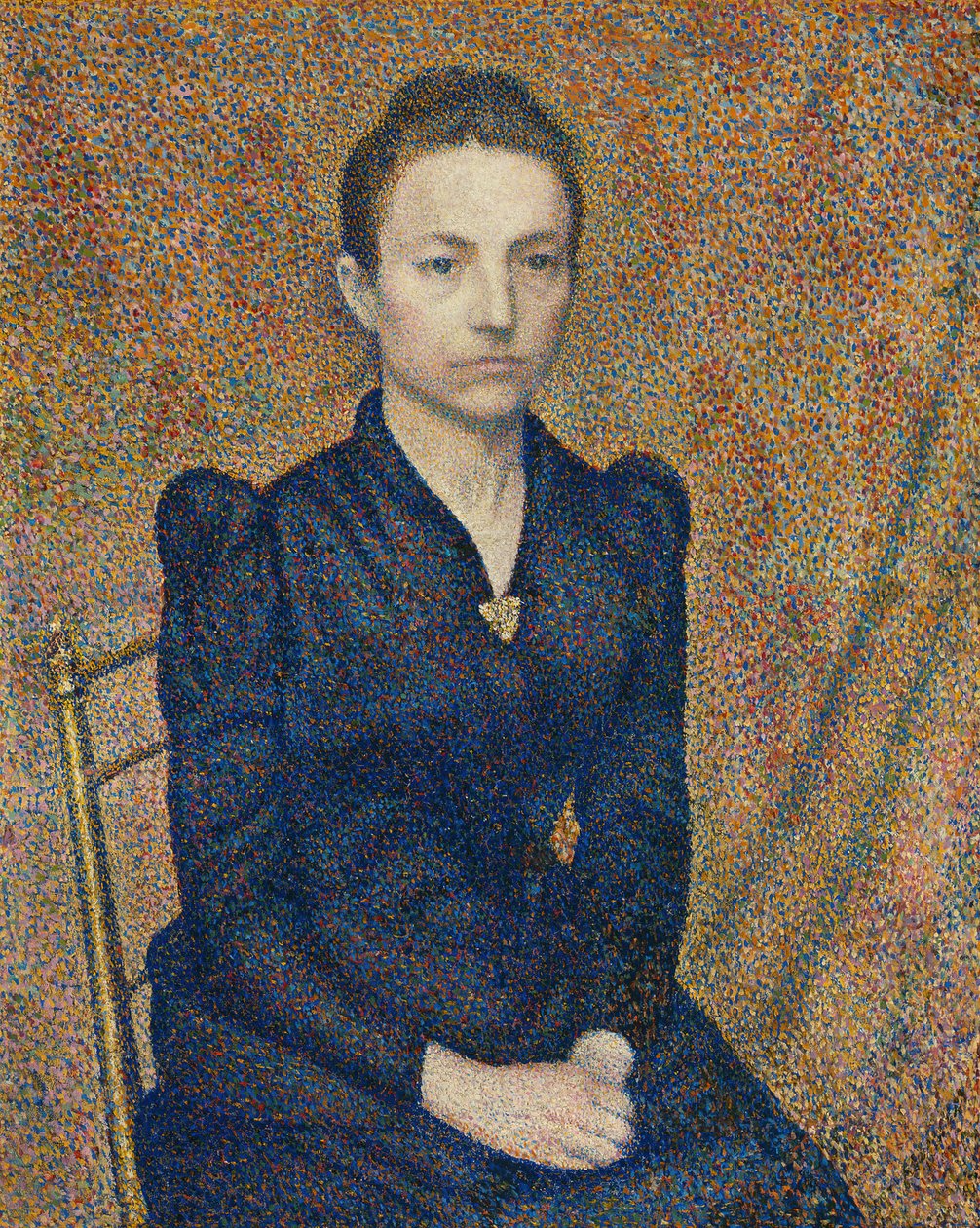 Taiteilijan sisaren muotokuva, 1891. tekijältä Georges Lemmen