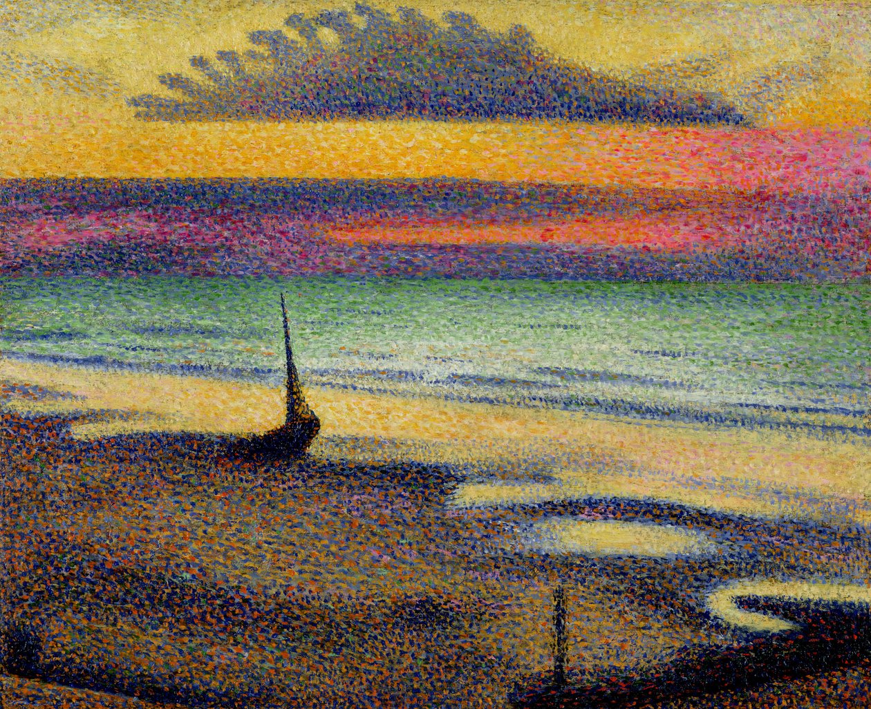 The Beach at Heist, 1891-92 tekijältä Georges Lemmen