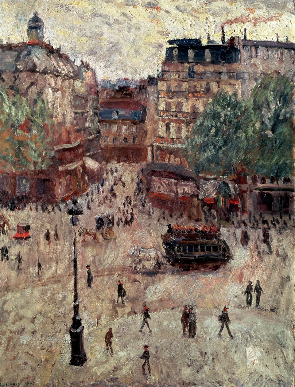 "Aukio Pariisissa", 1907. tekijältä Georges Leon Dufrenoy
