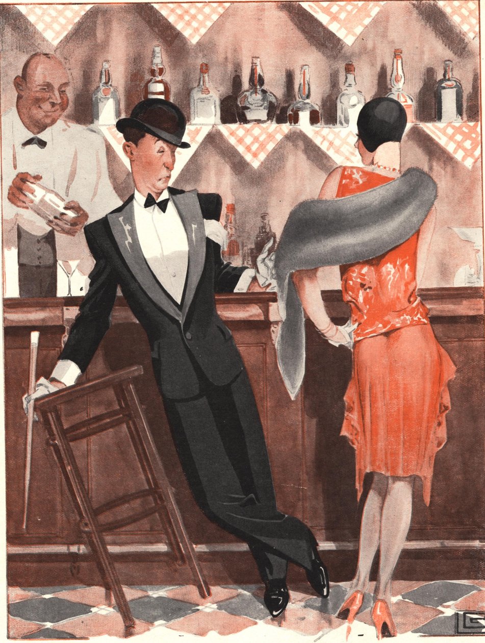 Le Souriren etukansi (väri litho) tekijältä Georges Leonnec