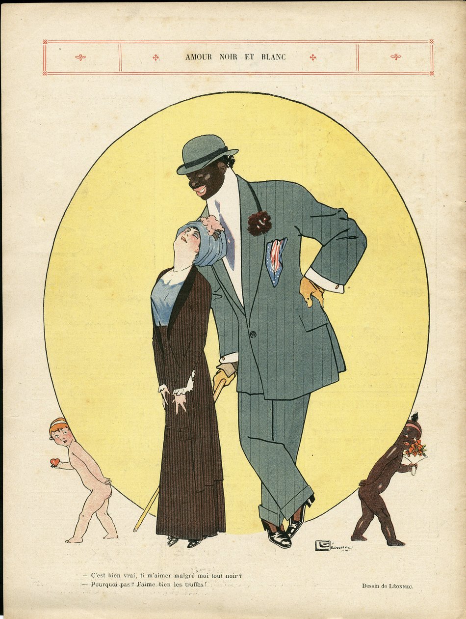 Georges Leonnecin (1881-1940) kuvitus Le Lire -lehdessä. tekijältä Georges Leonnec