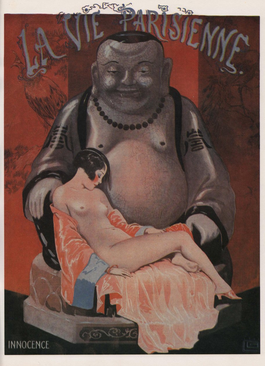 Viattomuus. Parisian Life -lehden kansi, 1925 tekijältä Georges Leonnec