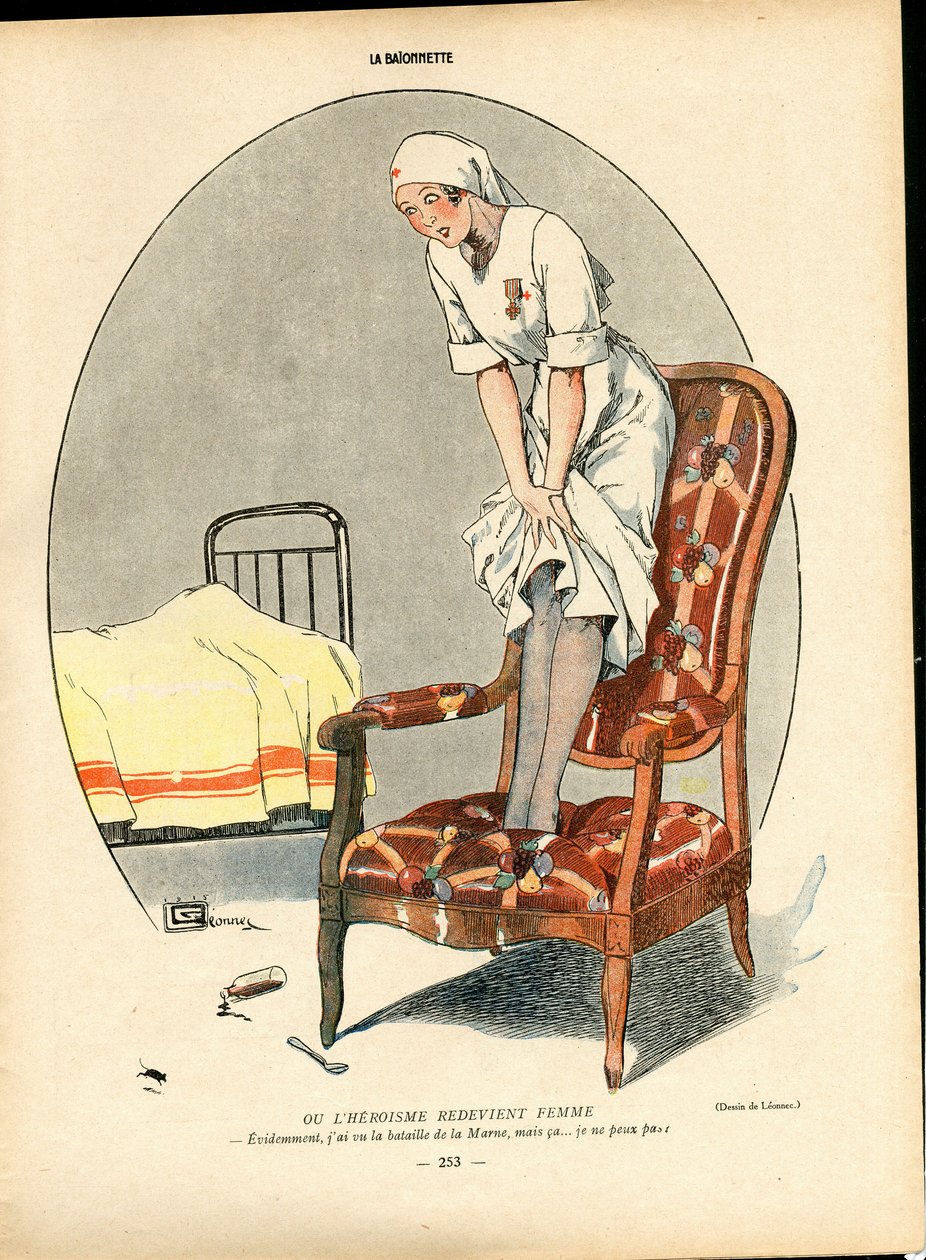 La Baionnette, värikäs satiiri tekijältä Georges Leonnec
