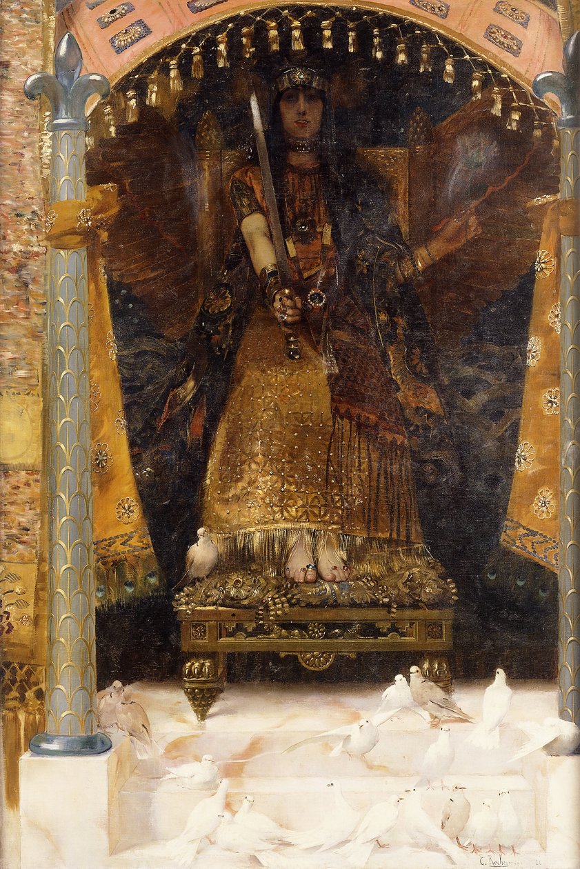 Sota ja rauha, 1886 tekijältä Georges Marie Rochegrosse