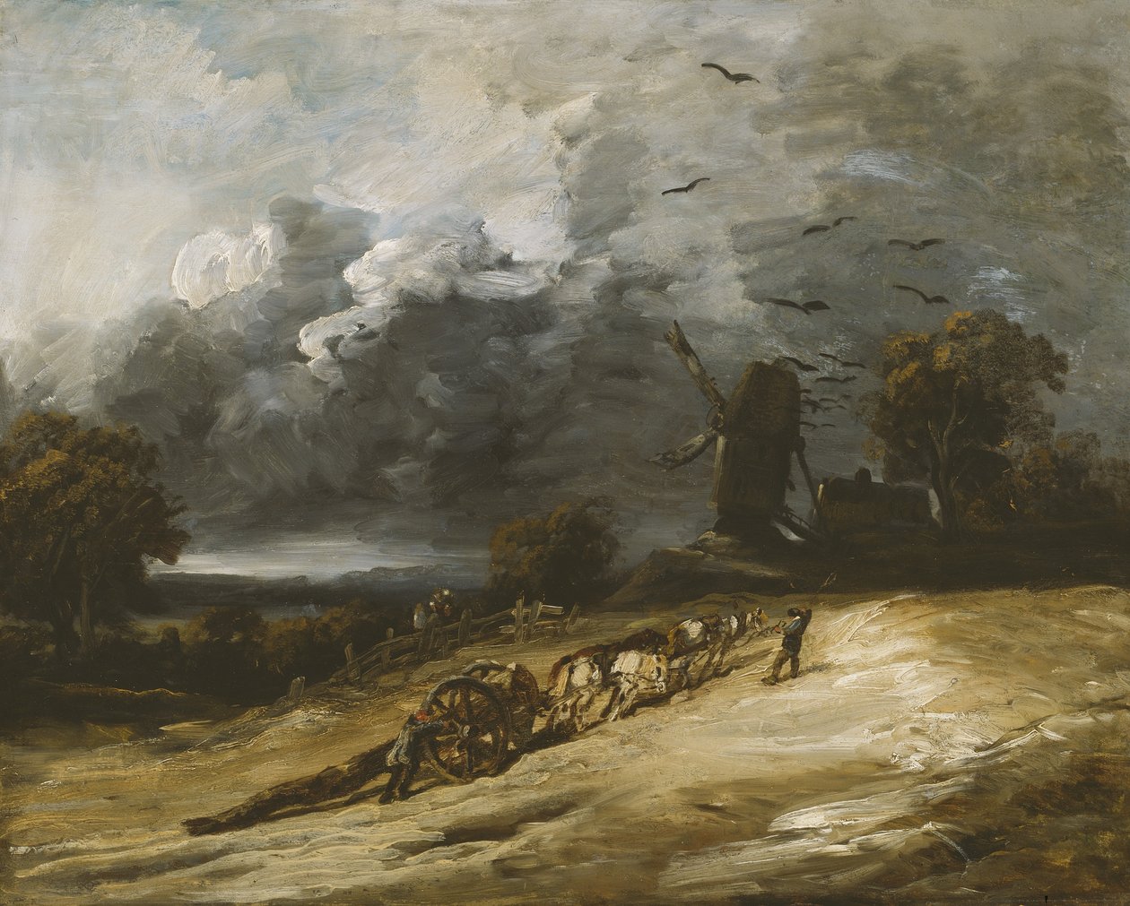 Myrsky, 1814-30 tekijältä Georges Michel