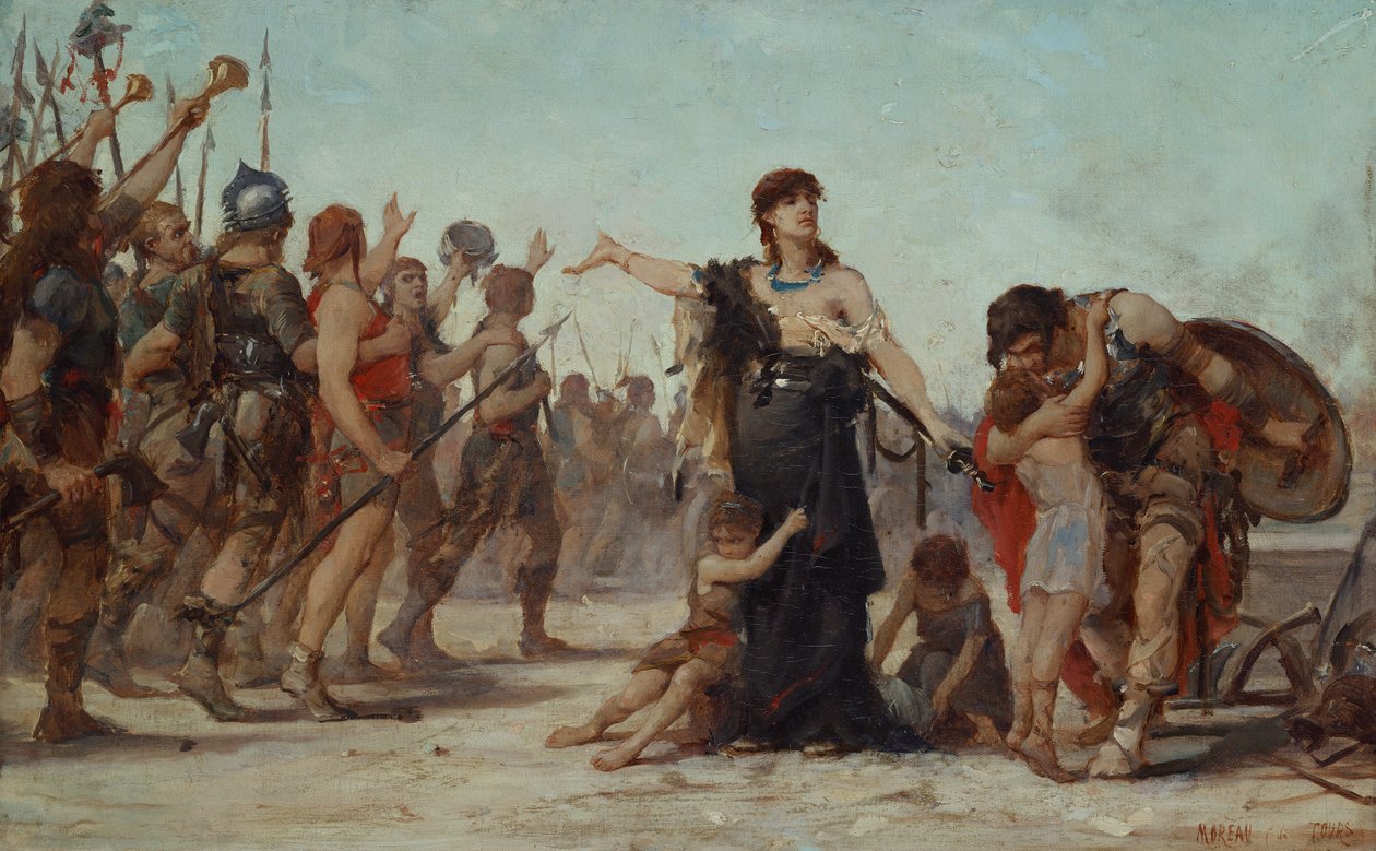 Uhri isänmaalle, 1879 tekijältä Georges Moreau de Tours
