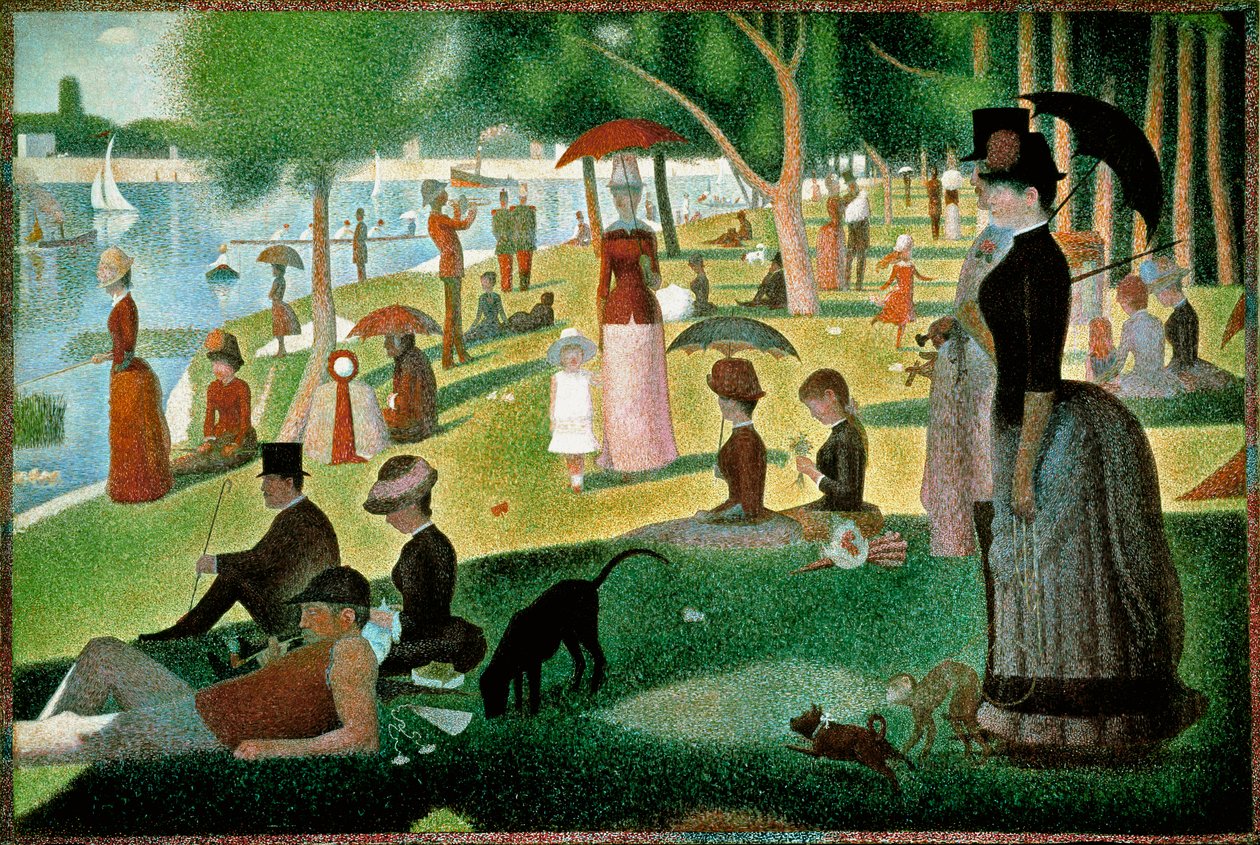 Sunnuntai La Grande Jattella tekijältä Georges Pierre Seurat