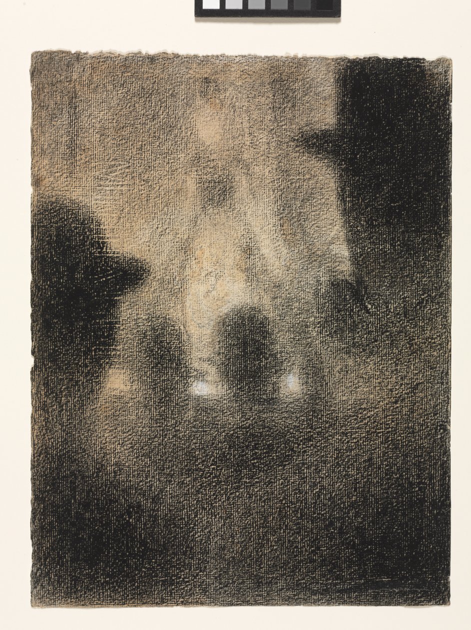 Kahvila-konsertti, 1887-88 tekijältä Georges Pierre Seurat