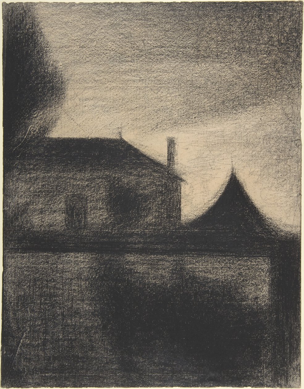 Talo hämärässä tekijältä Georges Pierre Seurat