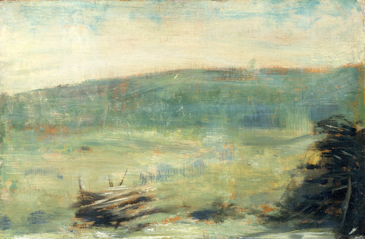 Maisema Saint-Ouenissa, 1878 tai 1879. tekijältä Georges Pierre Seurat