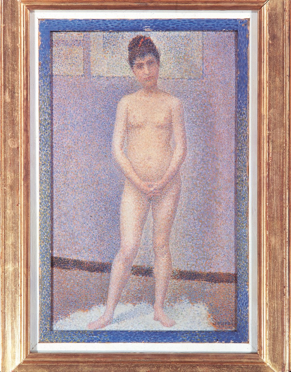 Malli edestä (Poseuse de face) tekijältä Georges Pierre Seurat
