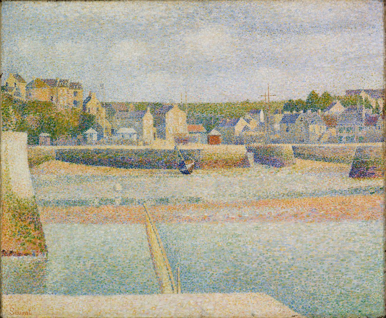 Port-en-Bessin: Ulkosatama (laskuvesi) tekijältä Georges Pierre Seurat