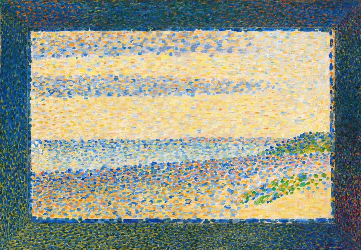 Seascape Gravelines, 1890. tekijältä Georges Pierre Seurat