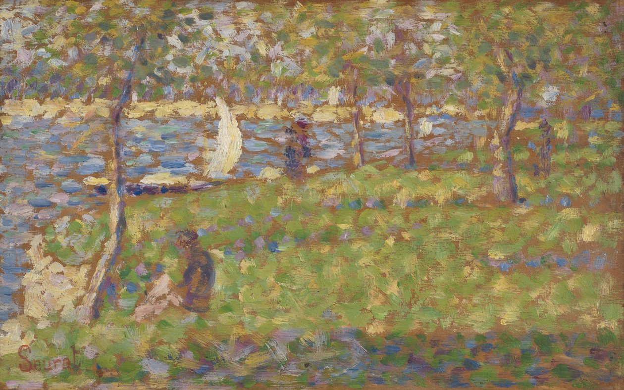 Tutkimus "La Grande Jatte" tekijältä Georges Pierre Seurat