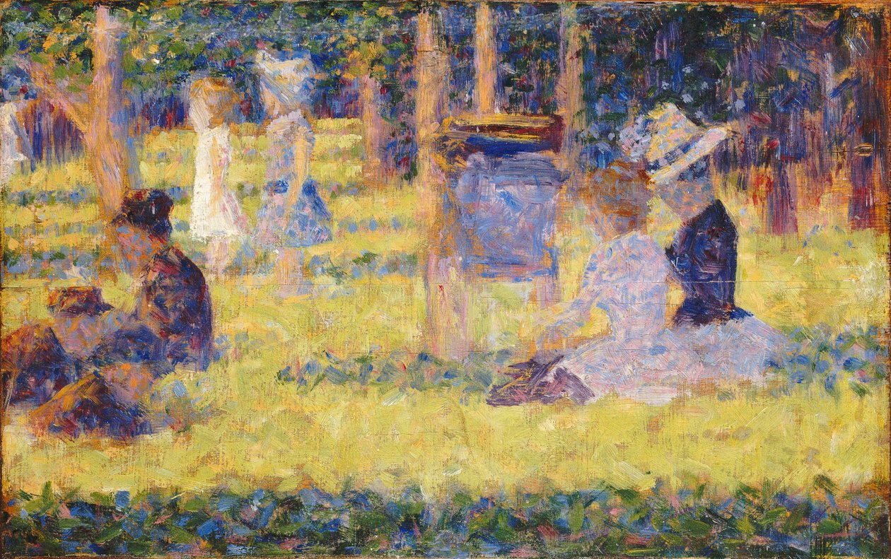 Tutkimus La Grande Jattelle, 1884-1885. tekijältä Georges Pierre Seurat