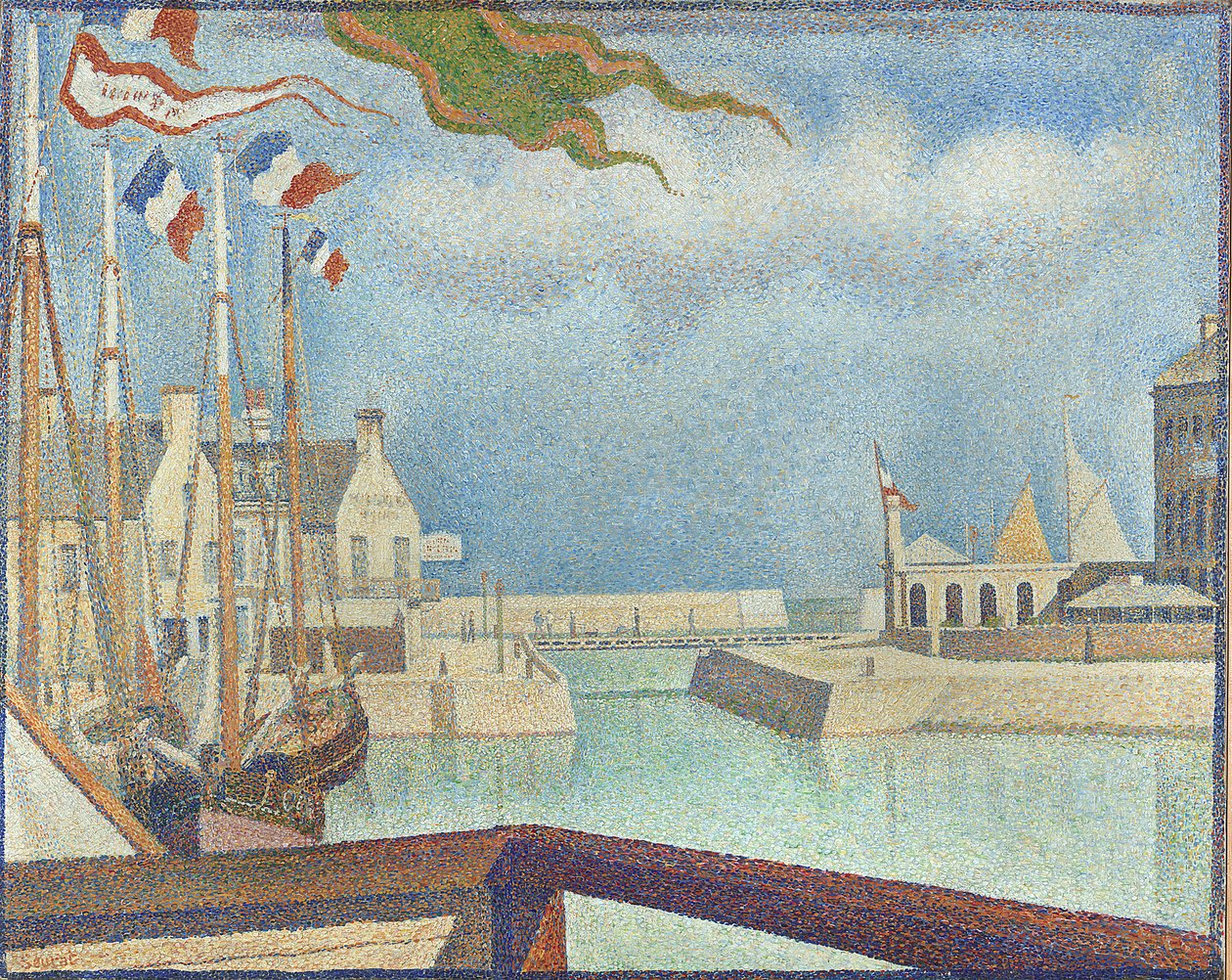 Sunnuntai Port-en-Bessinissä tekijältä Georges Pierre Seurat