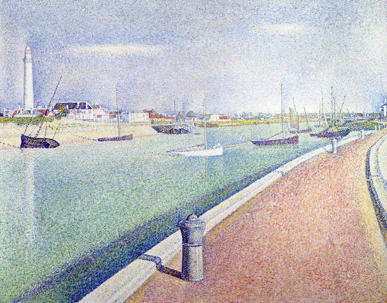 Channel of Gravelines, Petit Fort Philippe tekijältä Georges Pierre Seurat