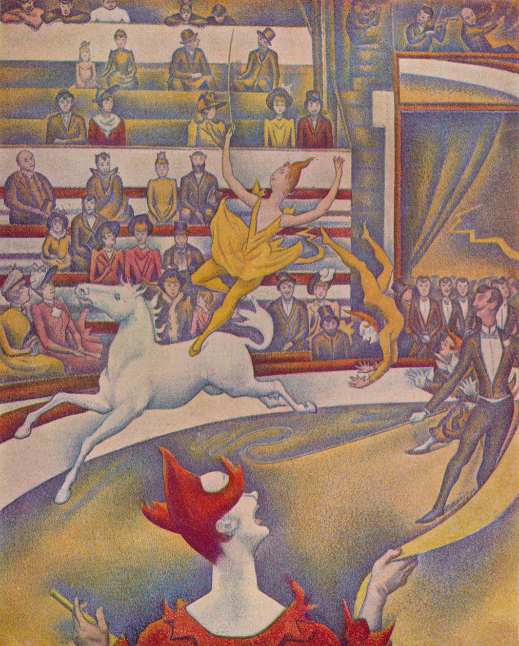 Sirkus Le Cirque, 1890-91 tekijältä Georges Pierre Seurat
