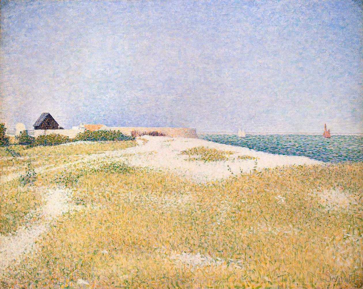 Näkymä Simsonin linnakkeelle, 1885. tekijältä Georges Pierre Seurat