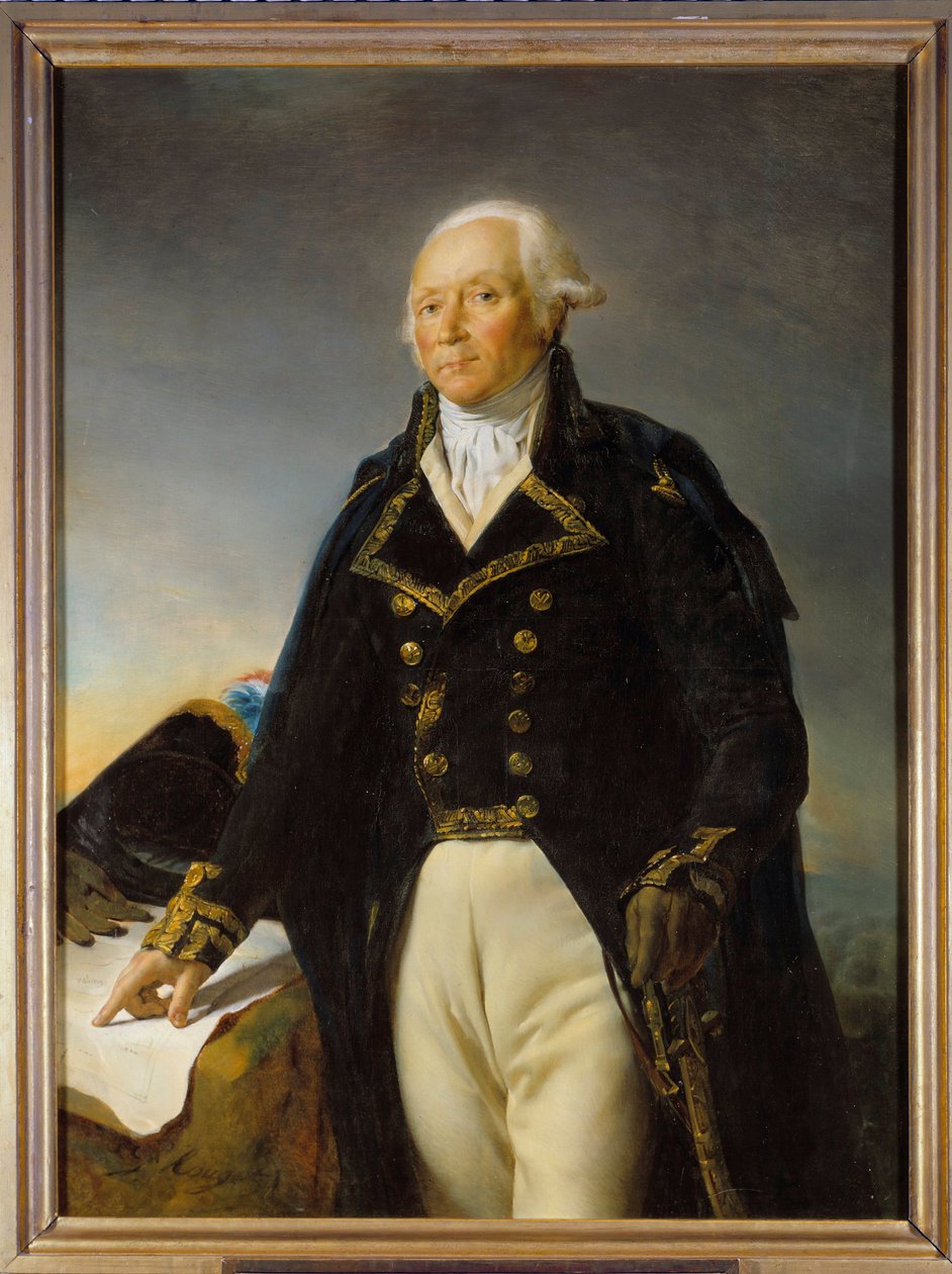 Valmyn herttua, Moselin armeijan kenraali Francois Christophe Kellermannin (1735-1820) muotokuva Georges Rouget